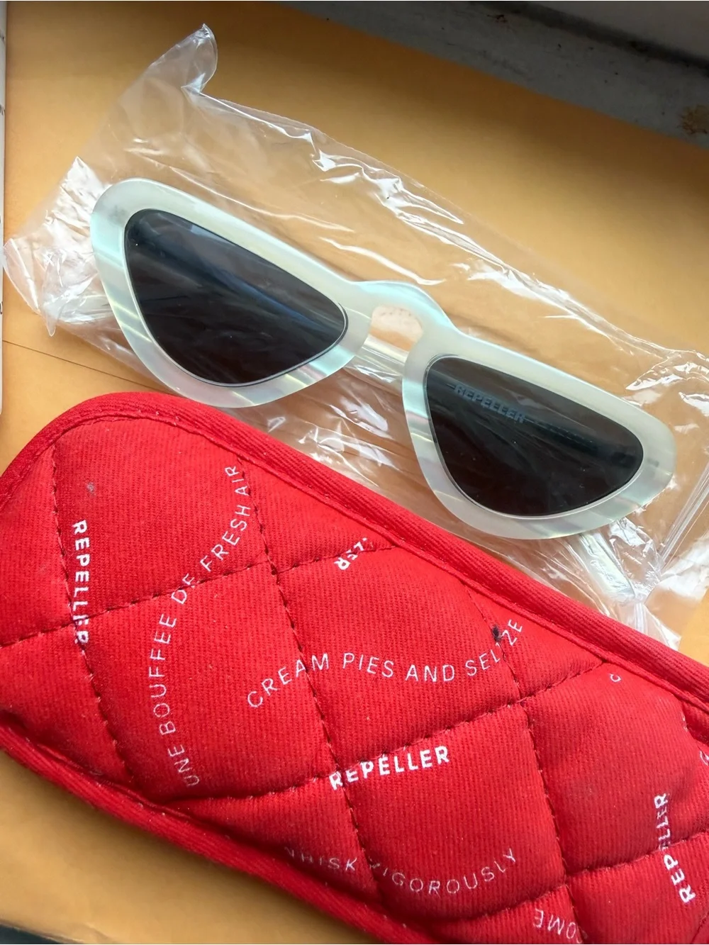 Man Repeller Ivory Sunglasses